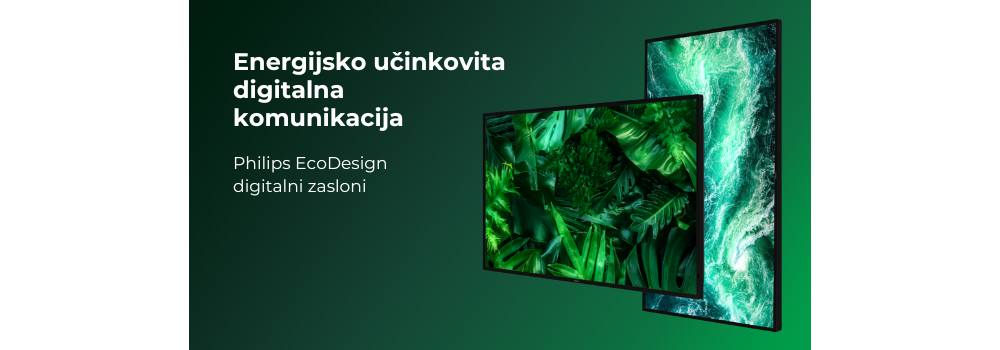 Digitalni zasloni Philips EcoDesign QE line